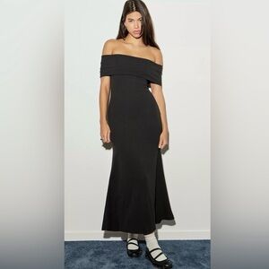 Silence + Noise Jayde Off-The-Shoulder Maxi Dress